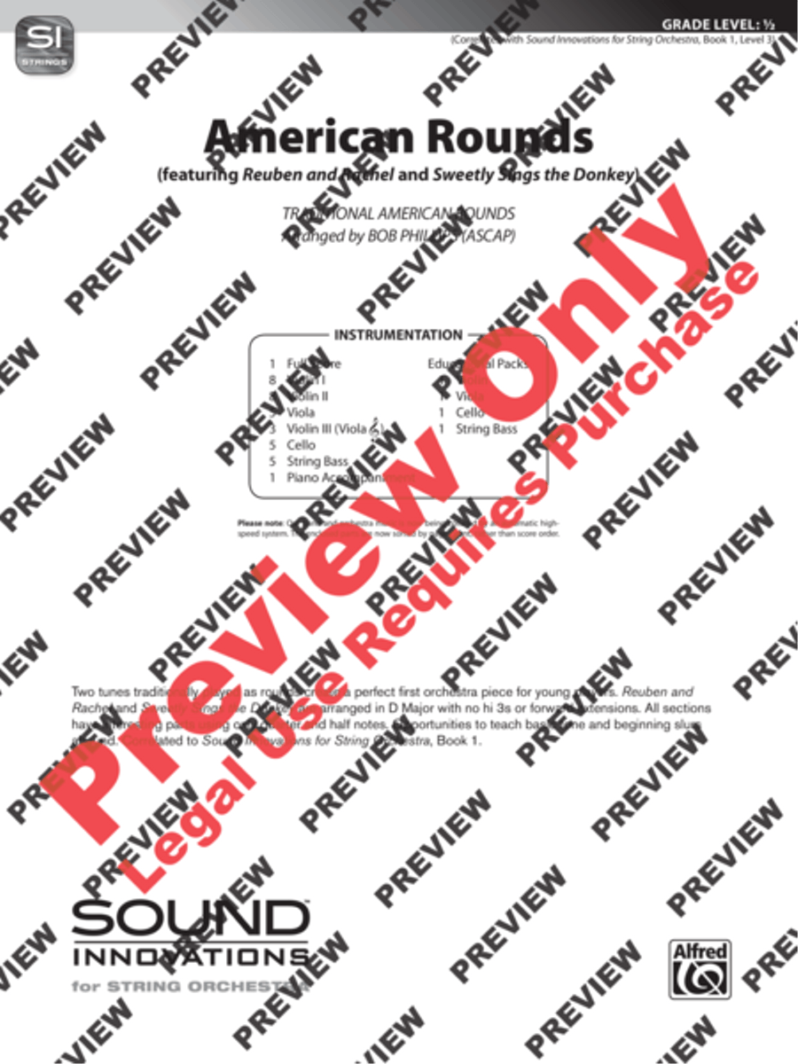 American Rounds American Rounds String Orchestra scores gallery preview page 2
