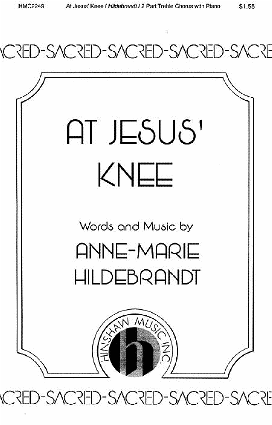 At Jesus' Knee At Jesus' Knee Choir scores gallery preview page 1