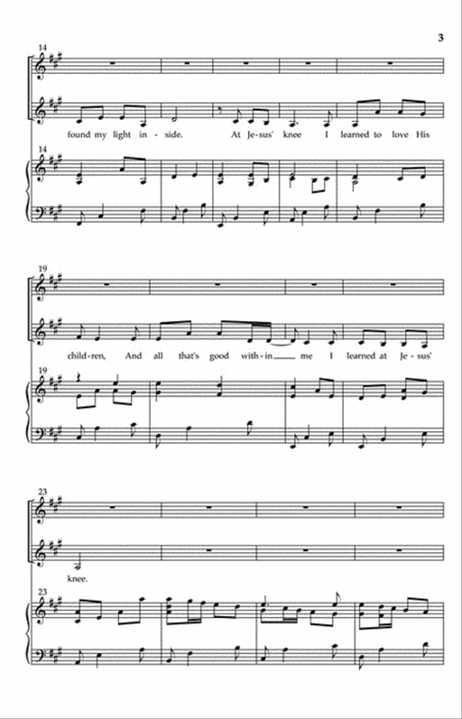 At Jesus' Knee At Jesus' Knee Choir scores gallery preview page 3