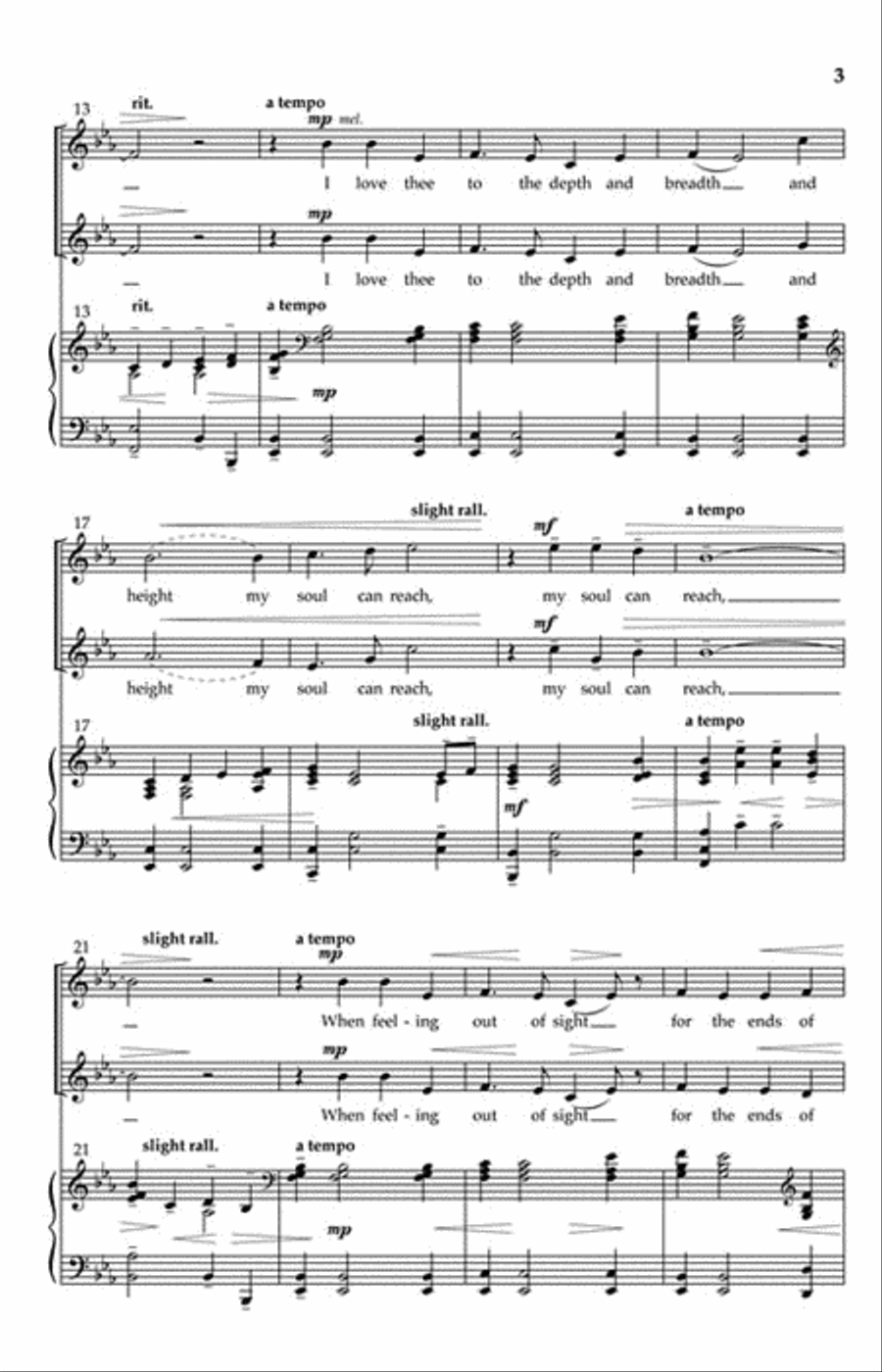 How Do I Love Thee SSAA scores gallery preview page 3