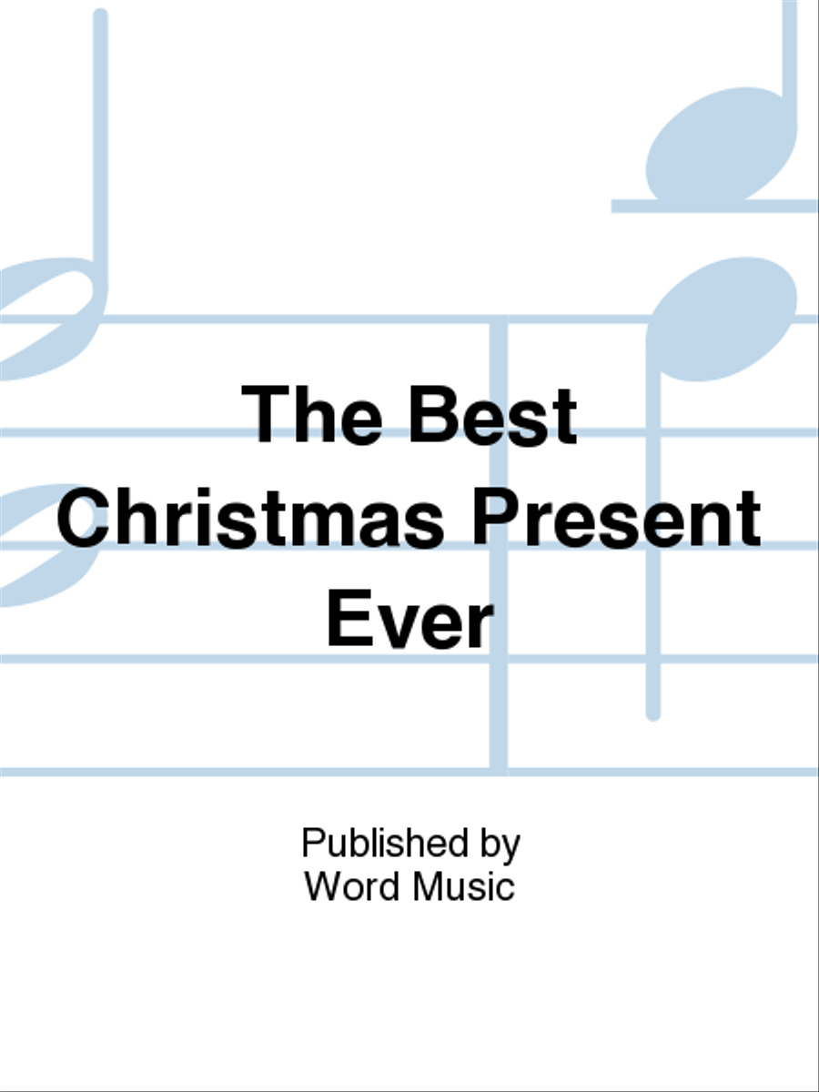 The Best Christmas Present Ever - T-Shirt - Adult Medium Choir scores gallery preview page 1