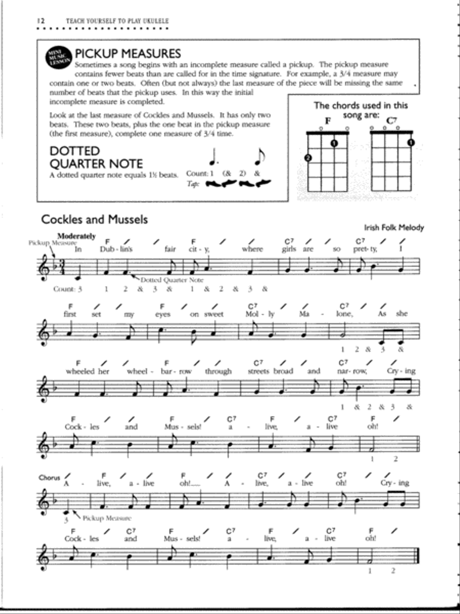 Alfred's Teach Yourself to Play Ukulele, Complete Pack Ukulele scores gallery preview page 3