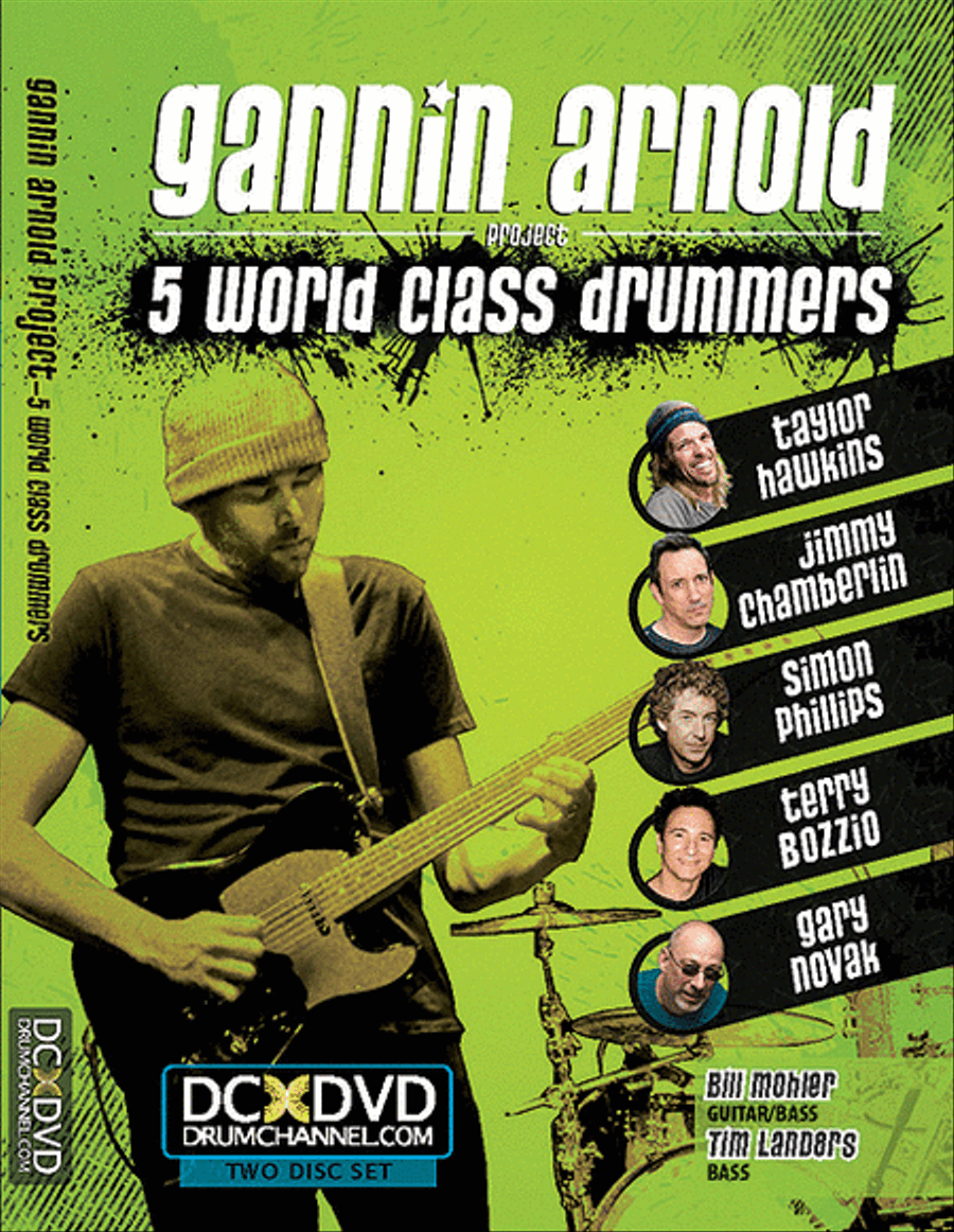 Gannin Arnold: 5 World Class Drummers Drum Set scores gallery preview page 1