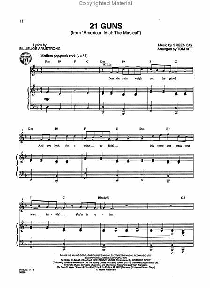 Broadway Presents! Audition Musical Theatre Anthology: Young Male Edition Voice scores gallery preview page 2