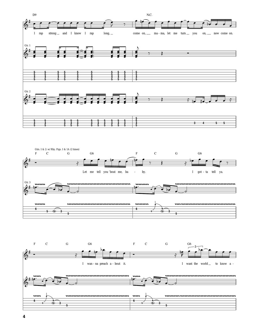 Man Of Many Words Acoustic Guitar scores gallery preview page 4