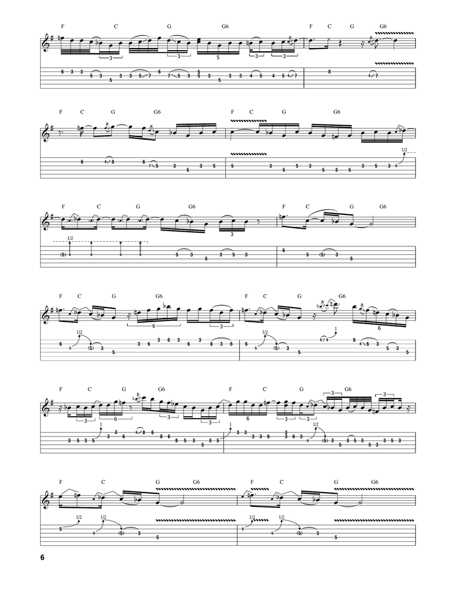 Man Of Many Words Acoustic Guitar scores gallery preview page 6