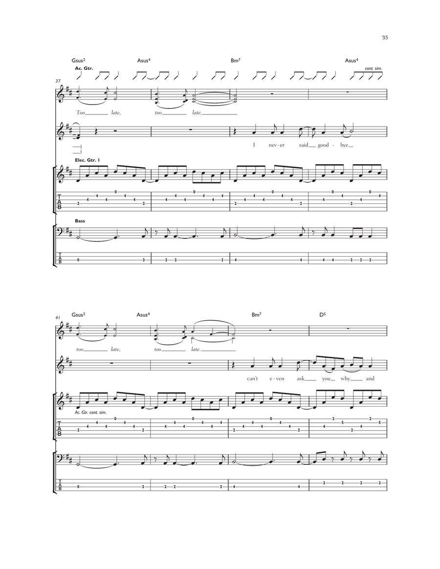 A Place Where You Belong A Place Where You Belong Acoustic Guitar scores gallery preview page 4
