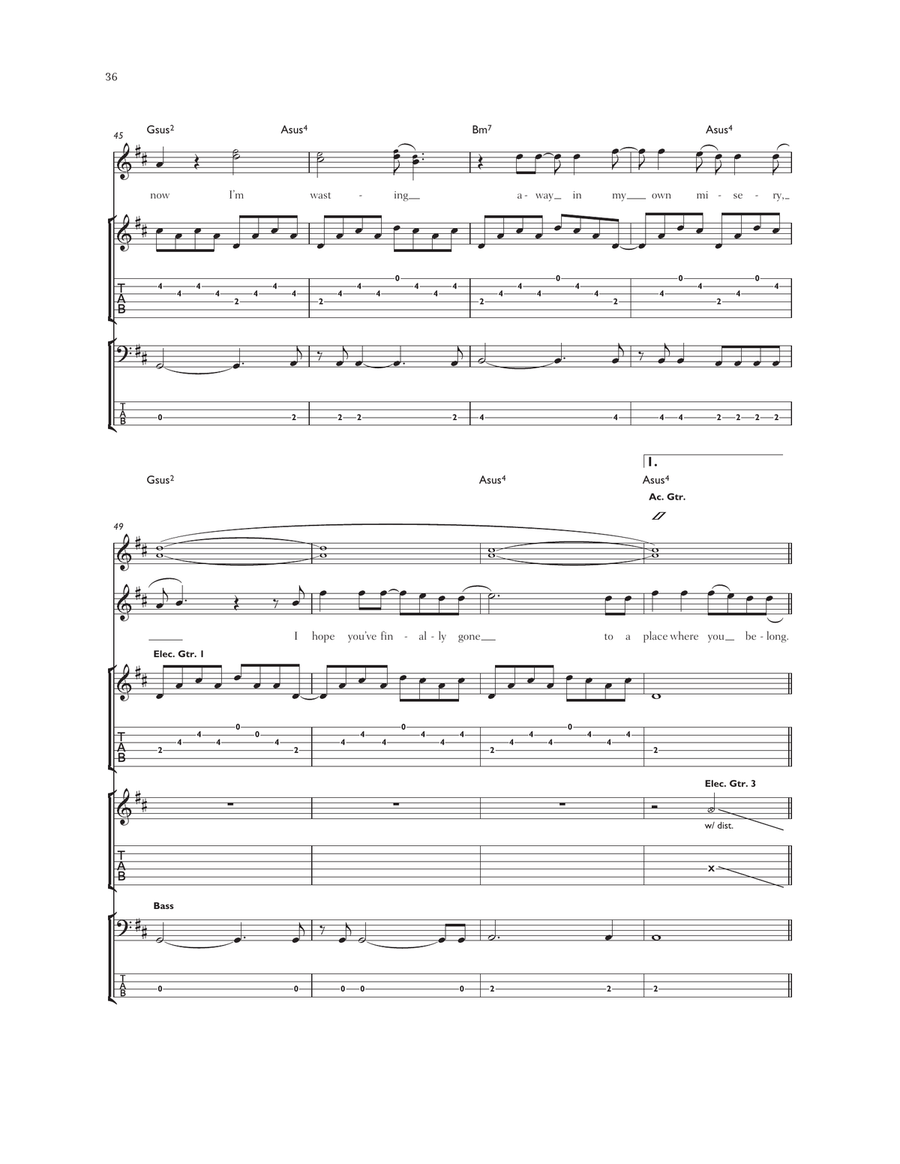 A Place Where You Belong A Place Where You Belong Acoustic Guitar scores gallery preview page 5