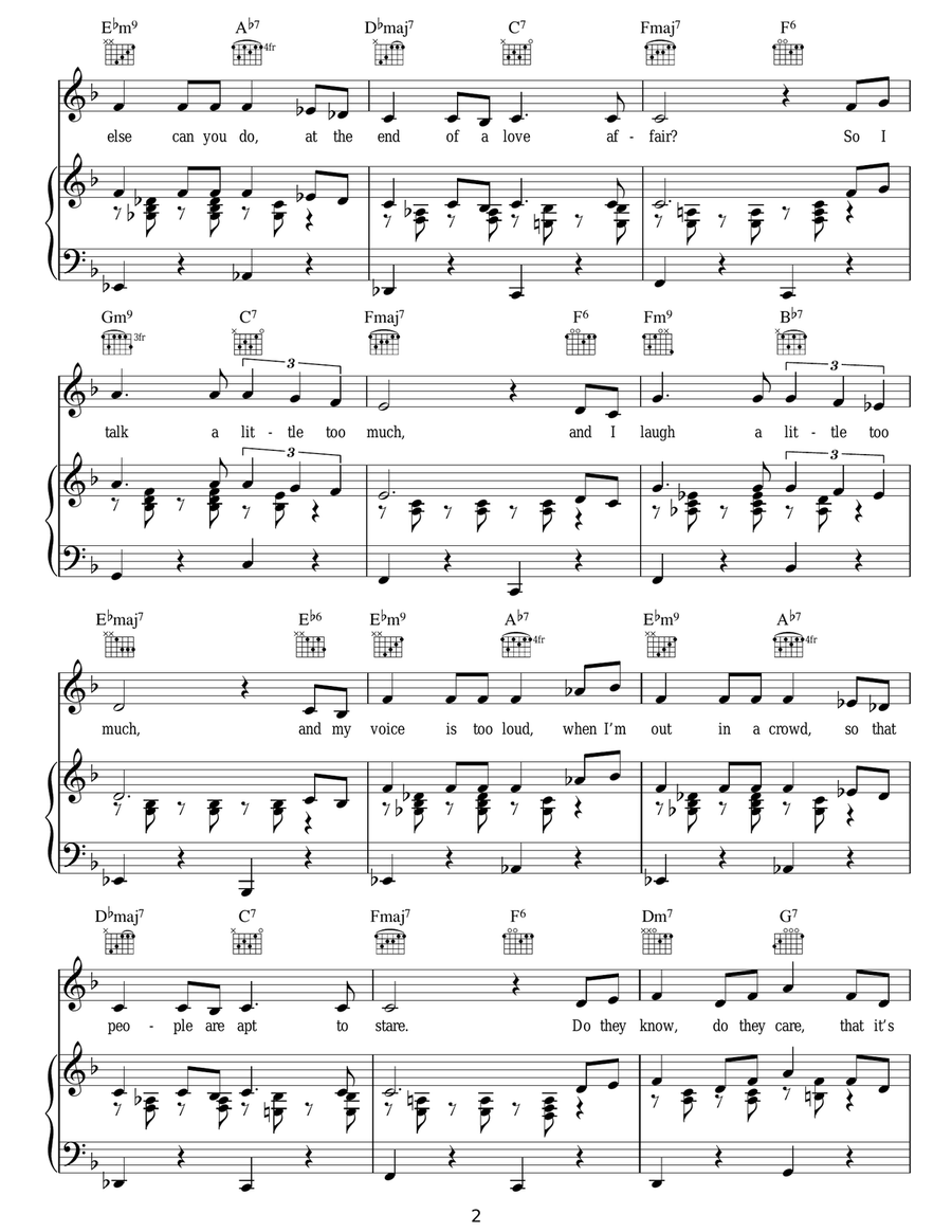 The End Of A Love Affair The End Of A Love Affair Guitar scores gallery preview page 2