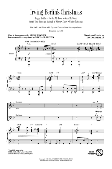 Irving Berlin's Christmas (Medley)