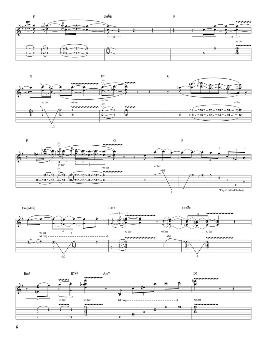 Ashes Ashes Acoustic Guitar scores gallery preview page 6