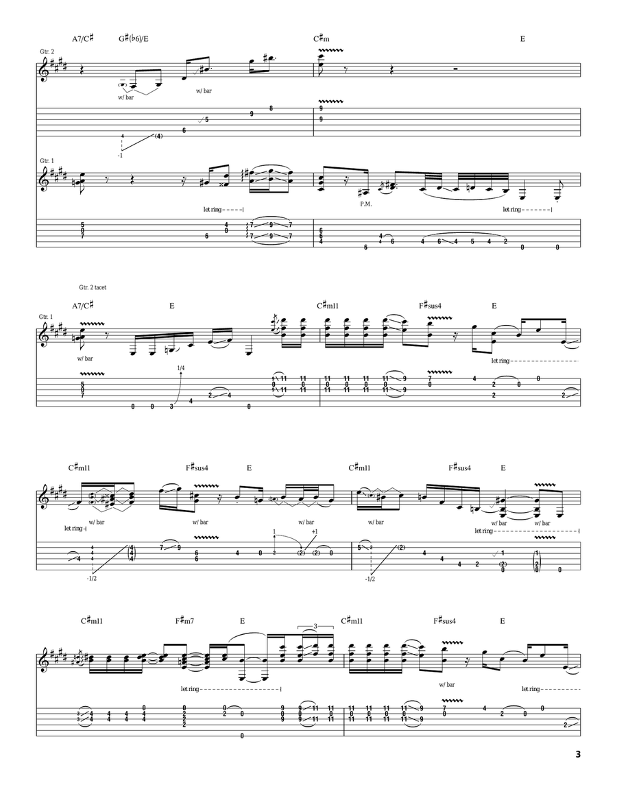 Lady P Lady P Acoustic Guitar scores gallery preview page 3