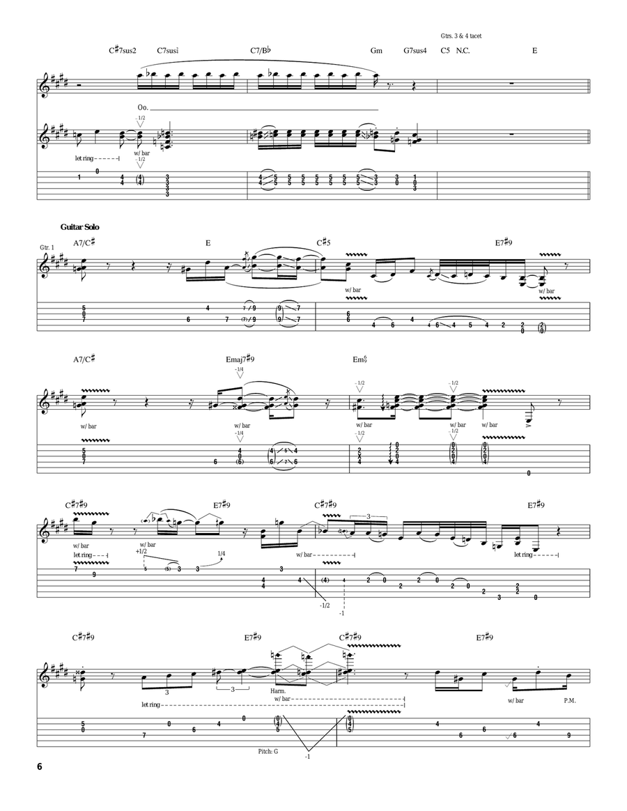 Lady P Lady P Acoustic Guitar scores gallery preview page 6