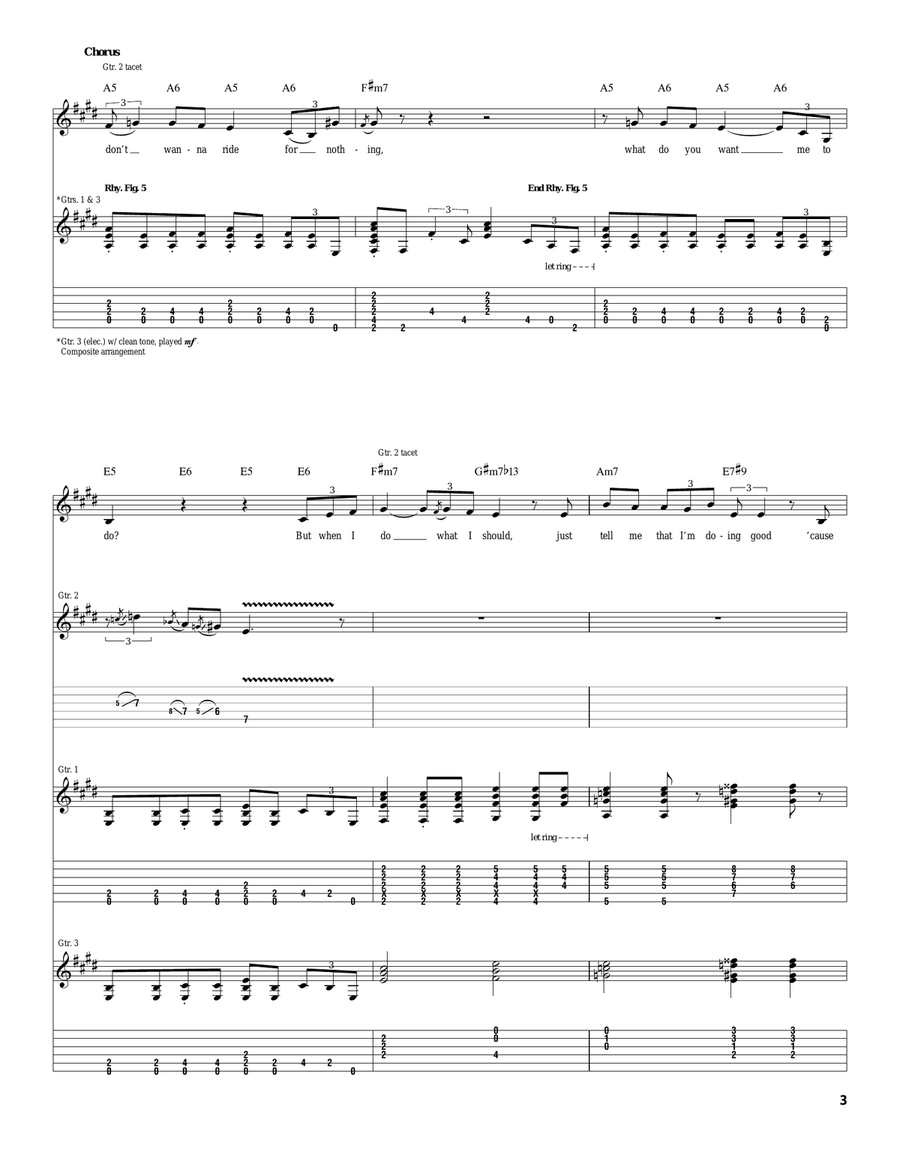Same As You Same As You Acoustic Guitar scores gallery preview page 3