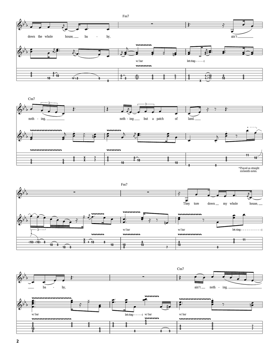 Tore Down House Tore Down House Acoustic Guitar scores gallery preview page 2