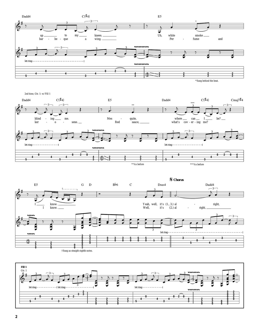 Well To The Bone Well To The Bone Acoustic Guitar scores gallery preview page 2