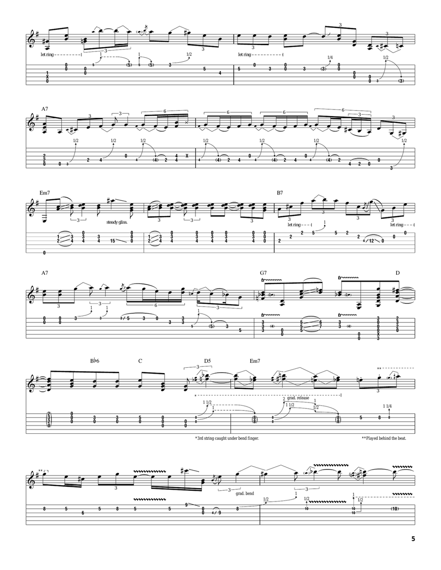 Well To The Bone Well To The Bone Acoustic Guitar scores gallery preview page 5