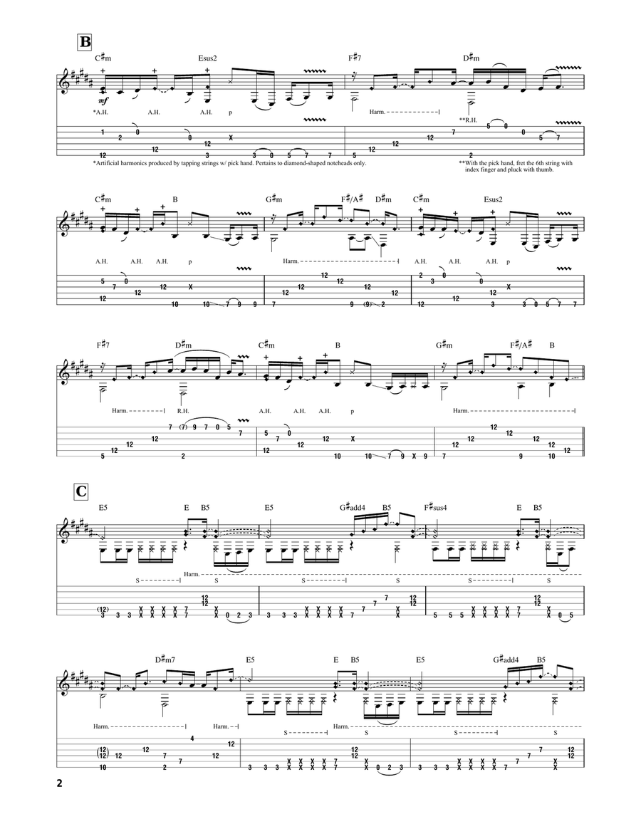 Blue Liquid Blue Liquid Acoustic Guitar scores gallery preview page 2