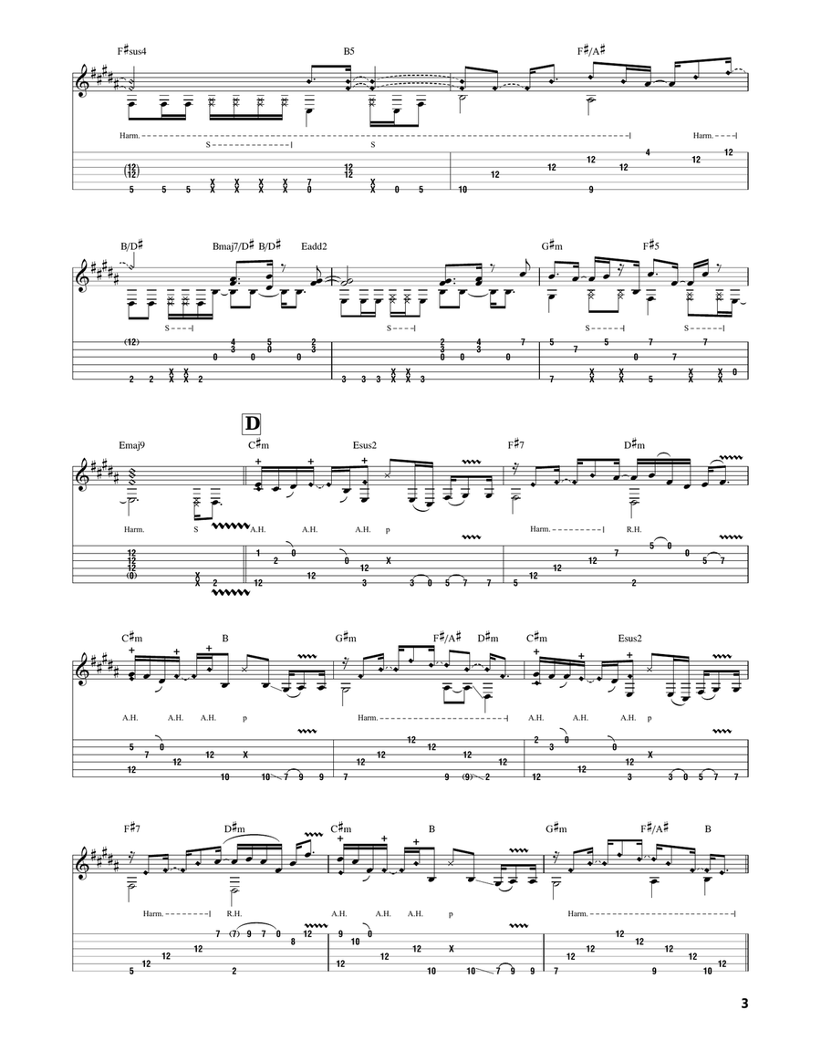 Blue Liquid Blue Liquid Acoustic Guitar scores gallery preview page 3