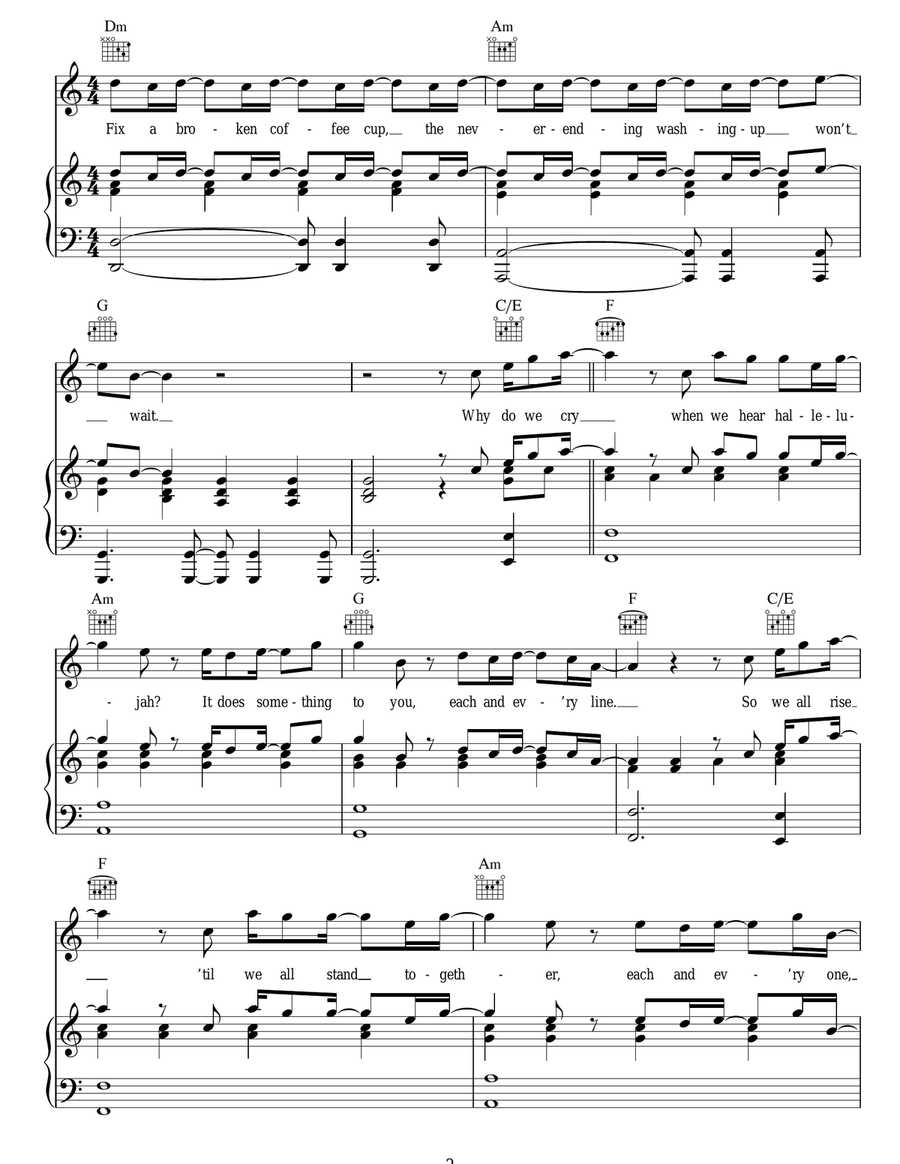 'Til The Sun Goes Down 'Til The Sun Goes Down Acoustic Guitar scores gallery preview page 2