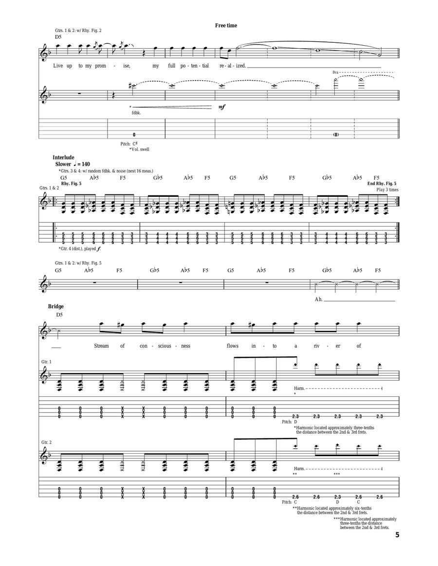 What Doesn't Die What Doesn't Die Acoustic Guitar scores gallery preview page 5