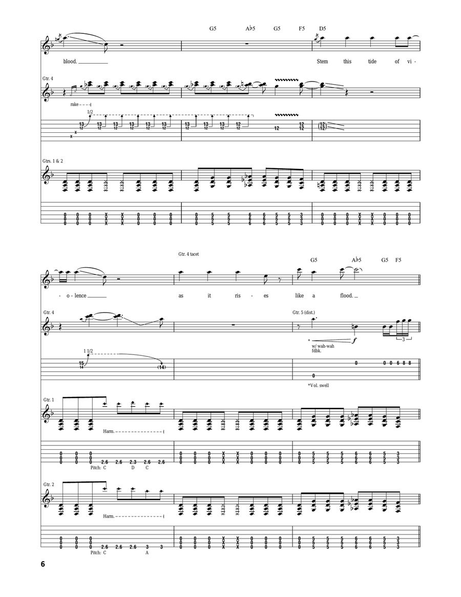 What Doesn't Die What Doesn't Die Acoustic Guitar scores gallery preview page 6