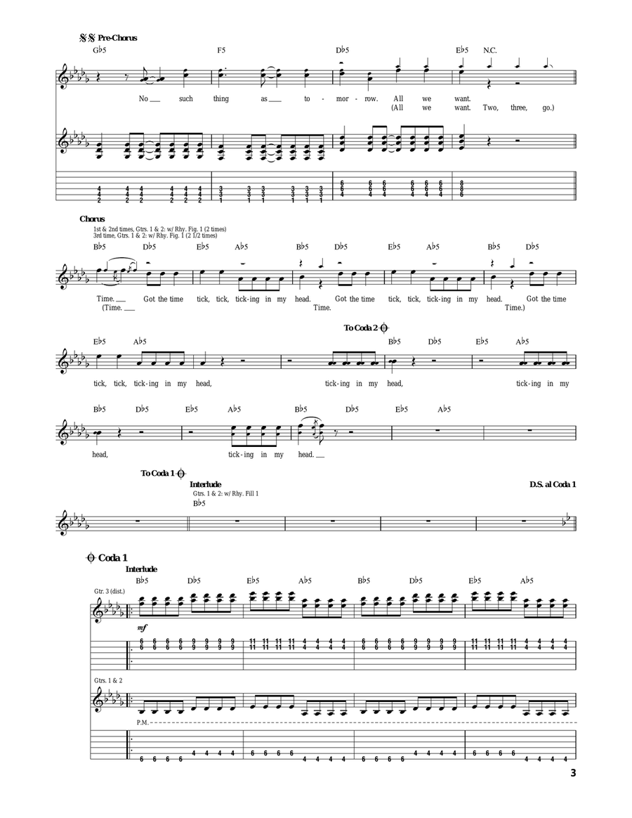 Got The Time Got The Time Acoustic Guitar scores gallery preview page 3