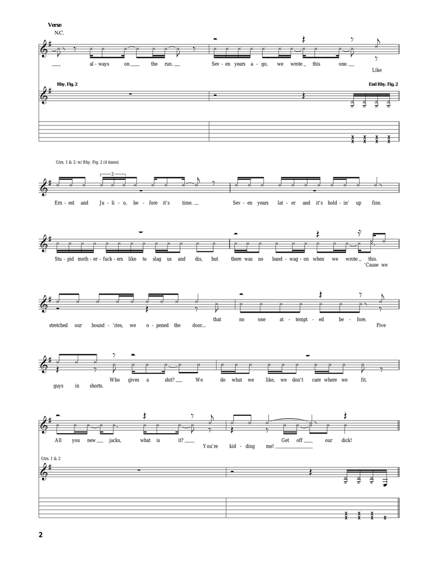 I'm The Man '91 I'm The Man '91 Acoustic Guitar scores gallery preview page 2