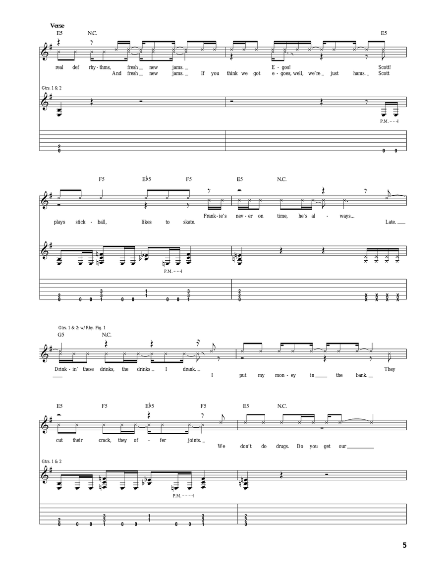 I'm The Man '91 I'm The Man '91 Acoustic Guitar scores gallery preview page 5
