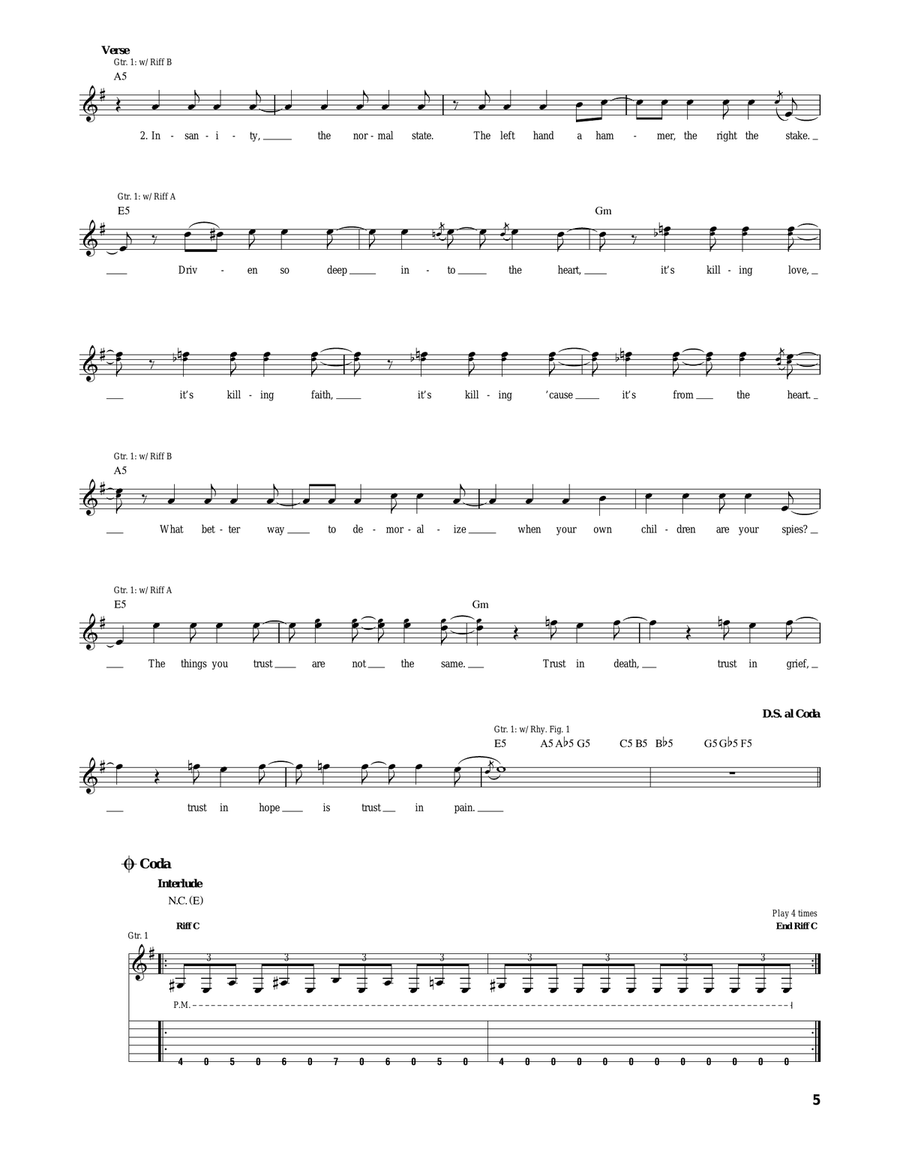 Belly Of The Beast Belly Of The Beast Acoustic Guitar scores gallery preview page 5