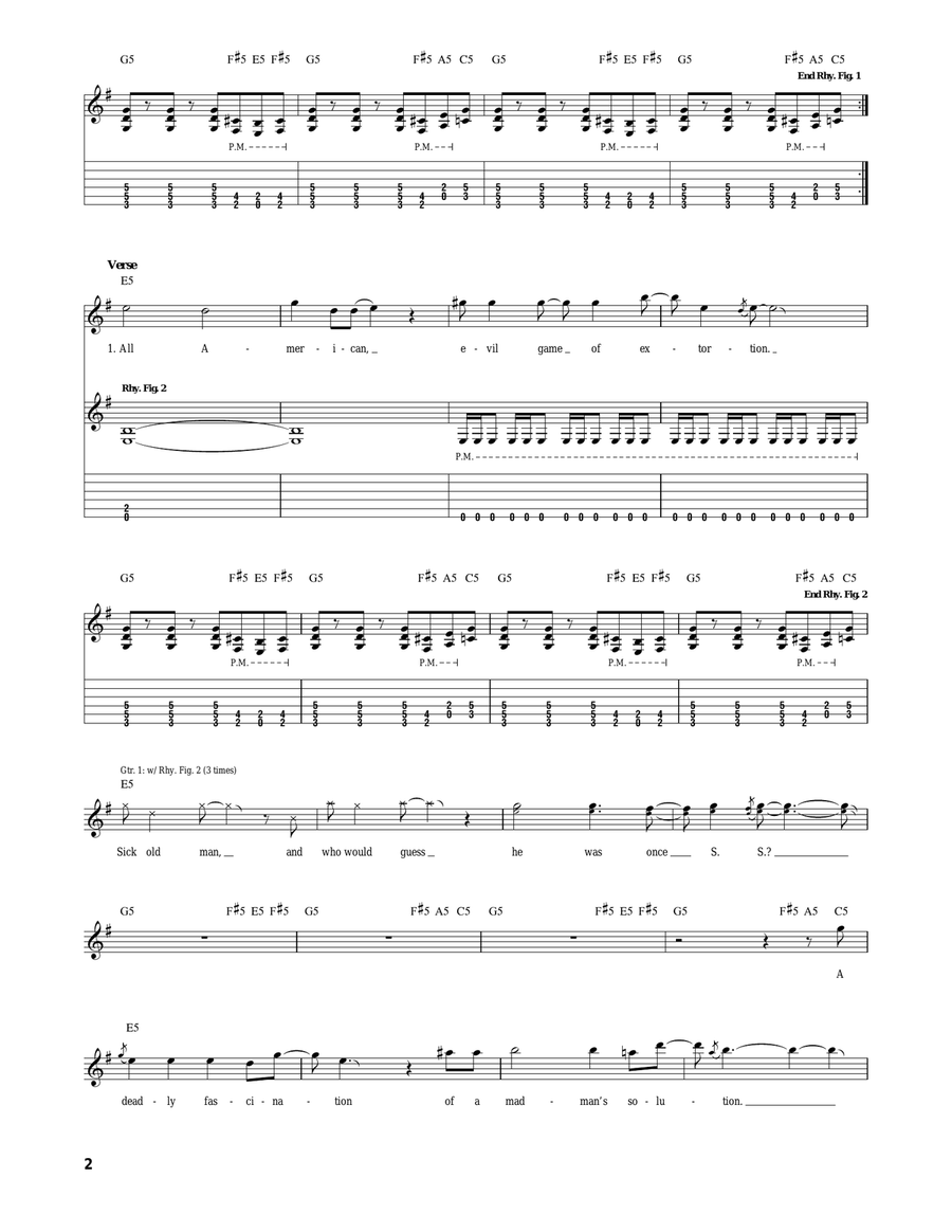 A Skeleton In The Closet A Skeleton In The Closet Acoustic Guitar scores gallery preview page 2