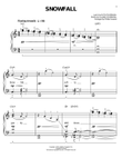 Snowfall [Jazz version] (arr. Phillip Keveren)