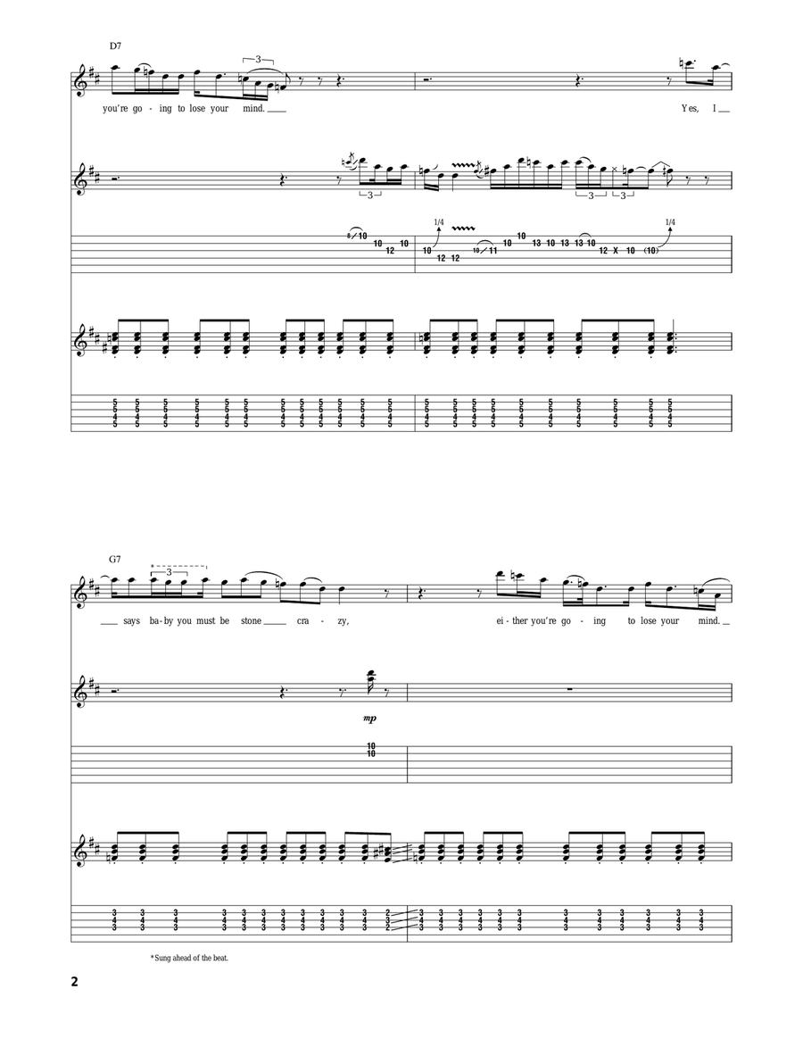 Stone Crazy Stone Crazy Acoustic Guitar scores gallery preview page 2