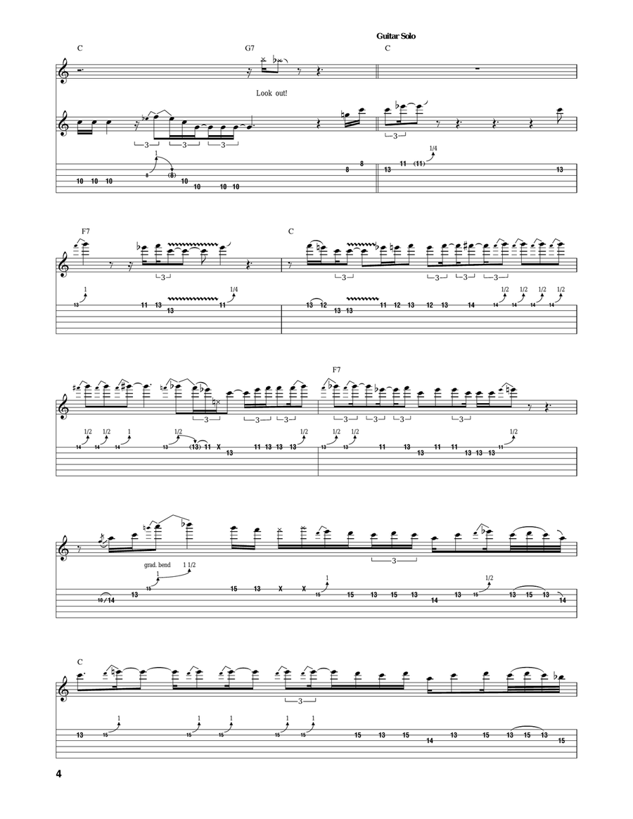 A Man And The Blues A Man And The Blues Acoustic Guitar scores gallery preview page 4