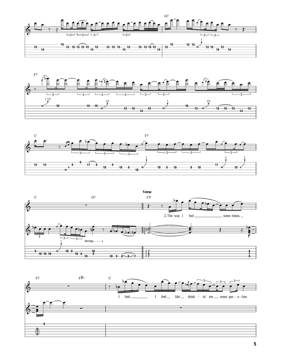 A Man And The Blues A Man And The Blues Acoustic Guitar scores gallery preview page 5