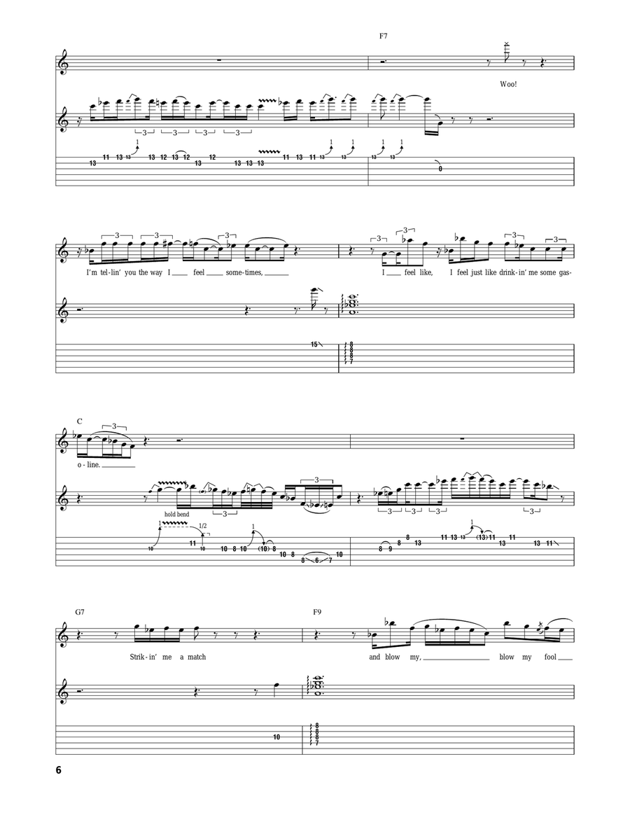 A Man And The Blues A Man And The Blues Acoustic Guitar scores gallery preview page 6