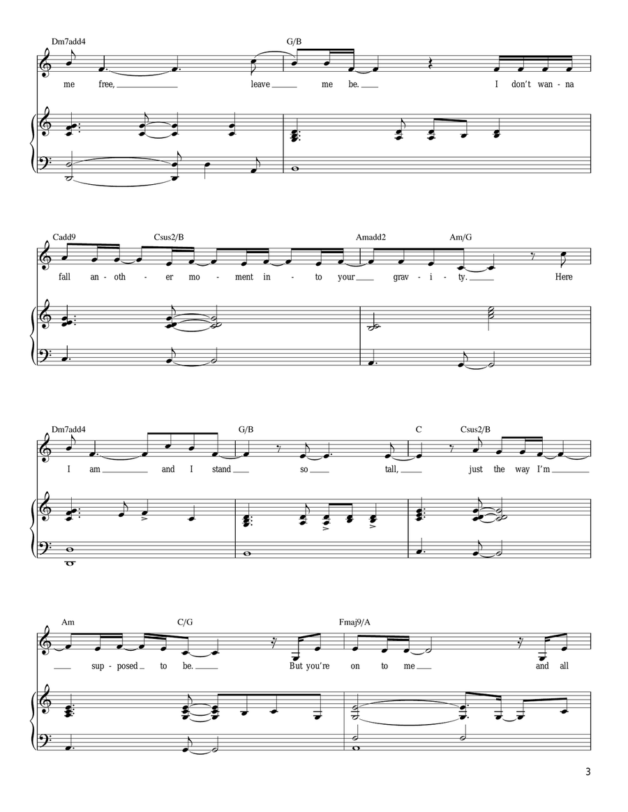 Gravity Gravity Voice scores gallery preview page 3