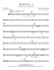 Waltz No. 2 - Percussion 1