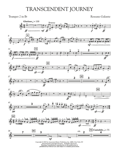 Transcendent Journey - Bb Trumpet 2