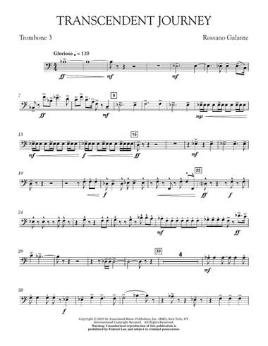 Transcendent Journey - Trombone 3