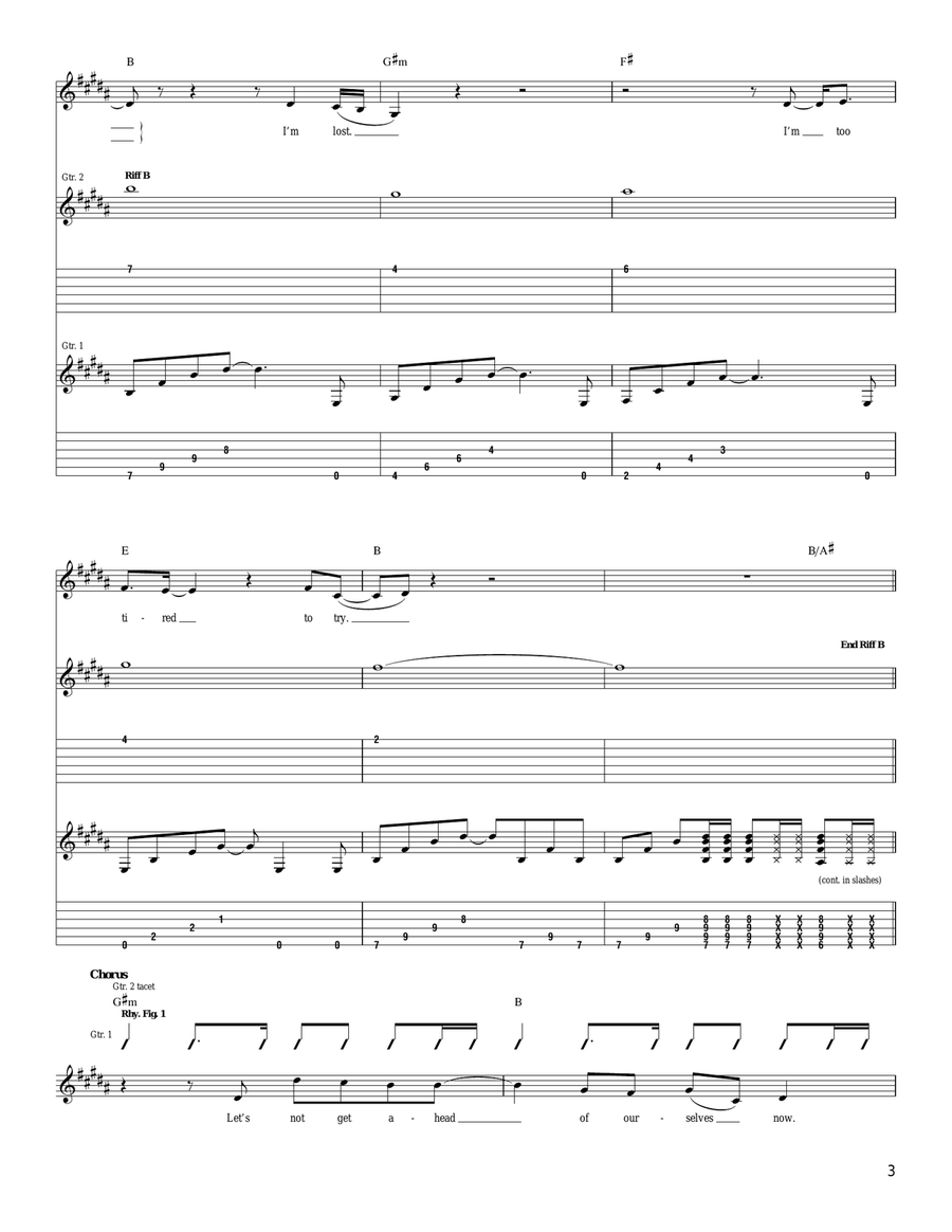 No Good With Faces No Good With Faces Acoustic Guitar scores gallery preview page 3