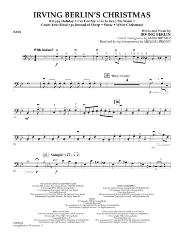 Irving Berlin's Christmas (Medley) - Bass