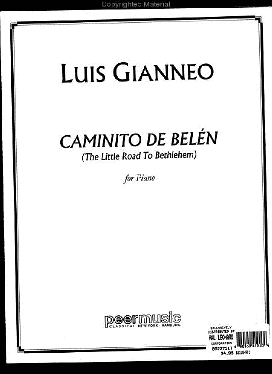 Caminito de Belen Easy Piano scores gallery preview page 4