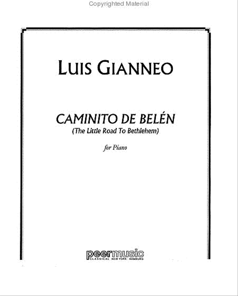 Caminito de Belen Easy Piano scores gallery preview page 2