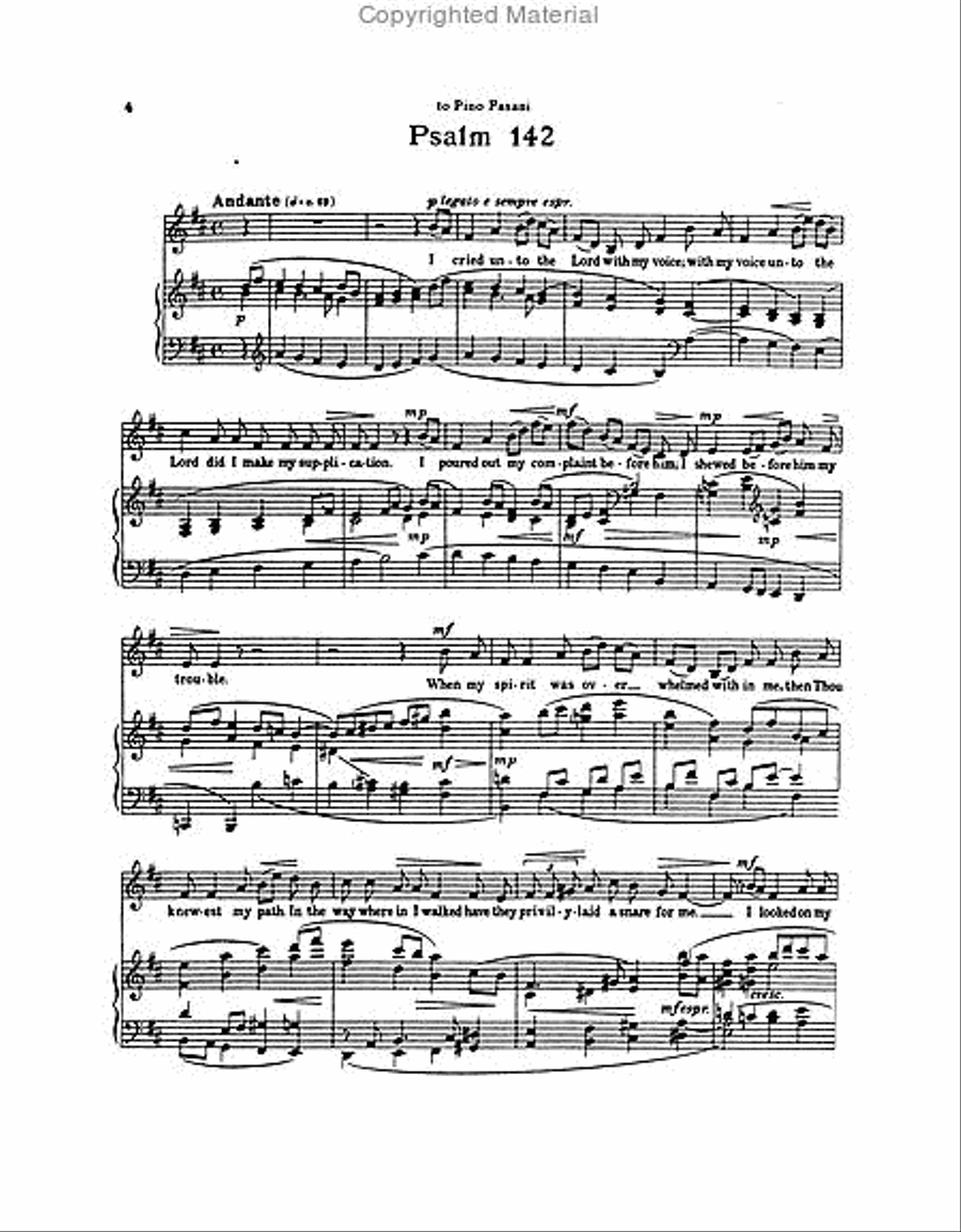 Cycle of Holy Songs High Voice scores gallery preview page 2