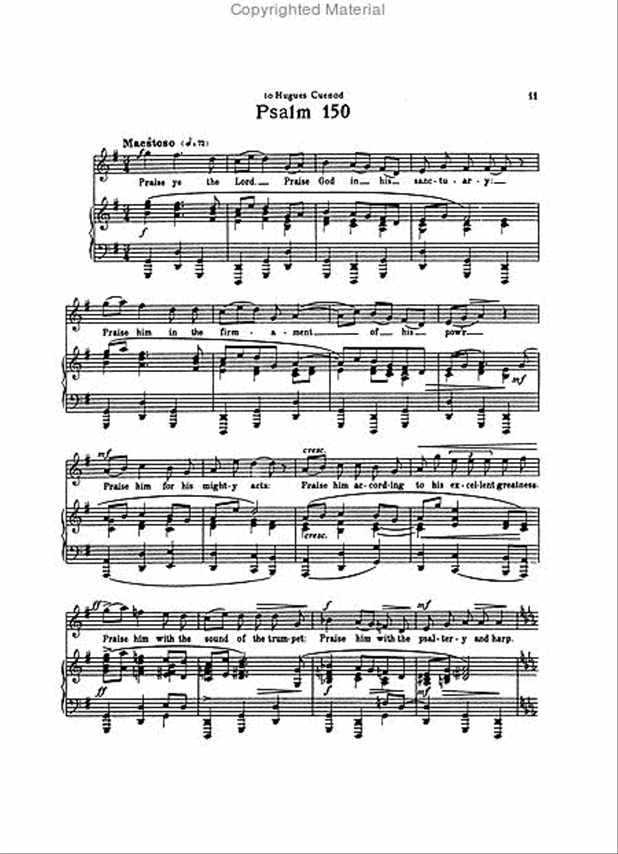 Cycle of Holy Songs High Voice scores gallery preview page 4