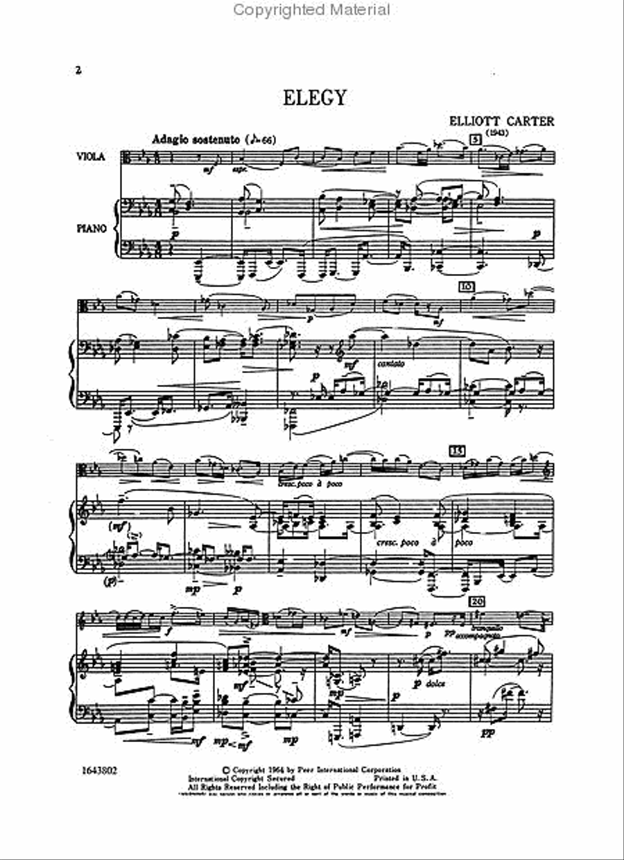 Elegy Piano Accompaniment scores gallery preview page 2