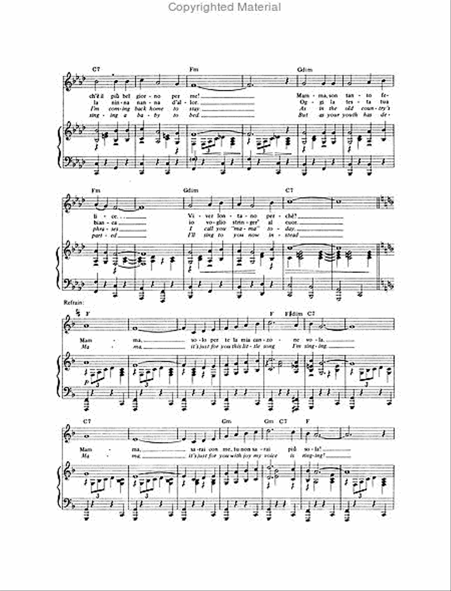 Mamma High Voice scores gallery preview page 3