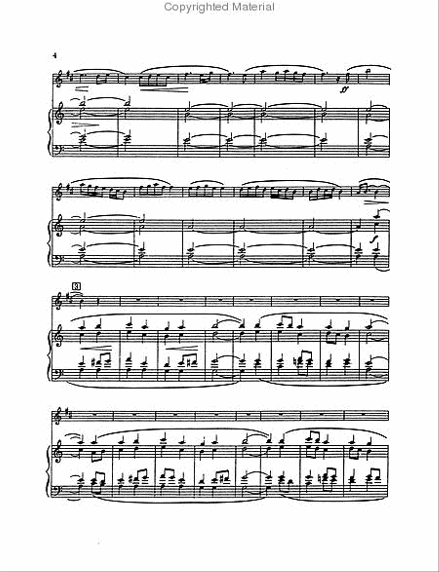 Prayer of Saint Gregory Trumpet Solo scores gallery preview page 3