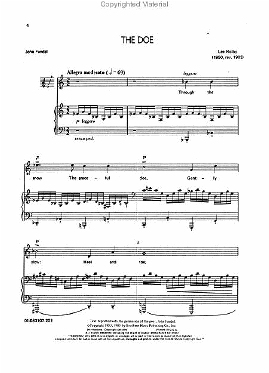 Songs for Leontyne High Voice scores gallery preview page 2